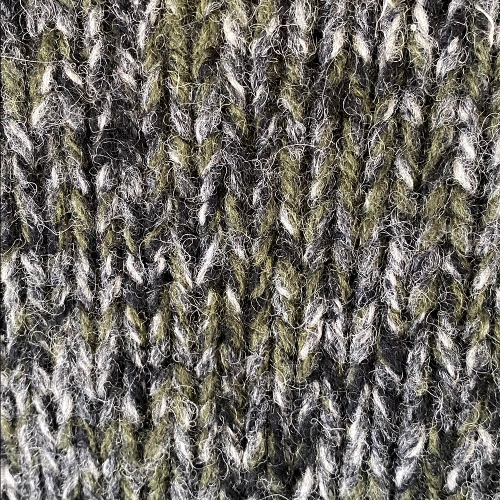 Armani Exchange Green and Gray Wool Knit cardigan size L - Picture 11 of 12